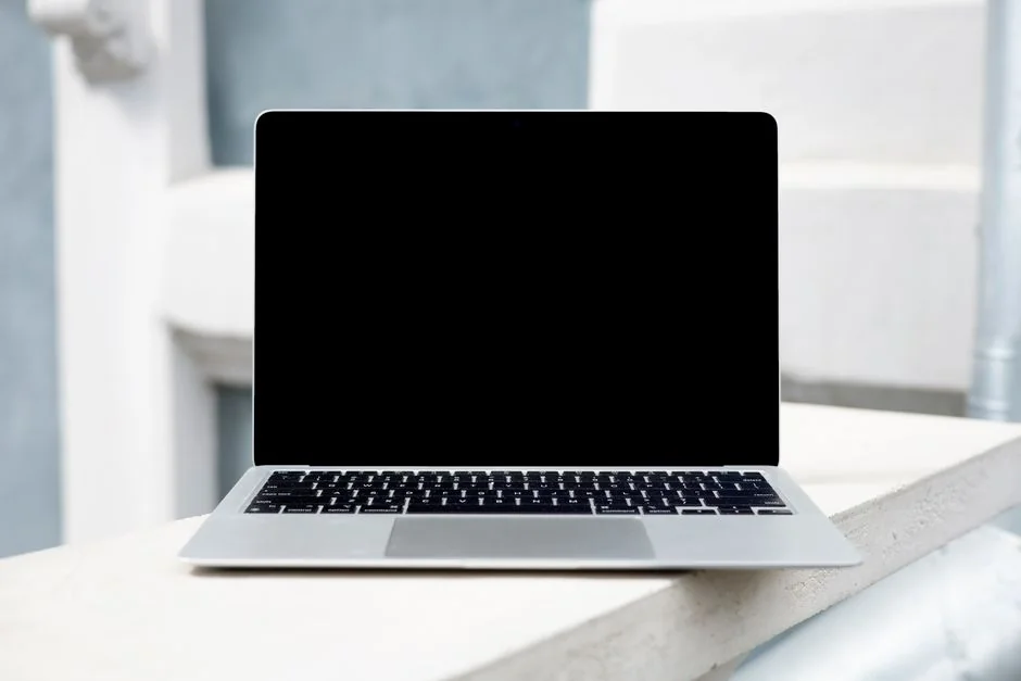 A close up of the Google Material design sticker sheet on a MacBook.